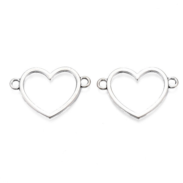 PandaHall Tibetan Style Alloy Connector Charms, Cadmium Free & Lead Free, Heart, Antique Silver, 26x37.5x2mm, Hole: 3mm, about 440pcs/1000g...
PandaHall Tibetan Style Alloy Connector Charms, Cadmium Free & Lead Free, Heart, Antique Silver, 26x37.5x2mm, Hole: 3mm, about 440pcs/1000g...