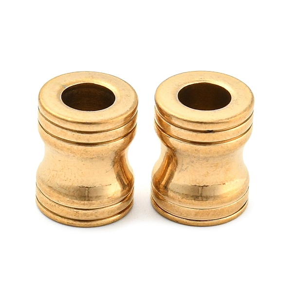 PandaHall 304 Stainless Steel Beads, Ion Plating (IP), Column, Golden, 12x15mm, Hole: 6mm 304 Stainless Steel Column
PandaHall 304 Stainless Steel Beads, Ion Plating (IP), Column, Golden, 12x15mm, Hole: 6mm 304 Stainless Steel Column