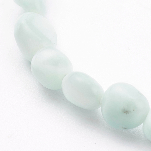 PandaHall Natural Larimar Stretch Beaded Bracelets, Nuggets, Inner Diameter: 2-1/8~2-1/4 inch(5.5~5.8cm) Larimar
PandaHall Natural Larimar Stretch Beaded Bracelets, Nuggets, Inner Diameter: 2-1/8~2-1/4 inch(5.5~5.8cm) Larimar