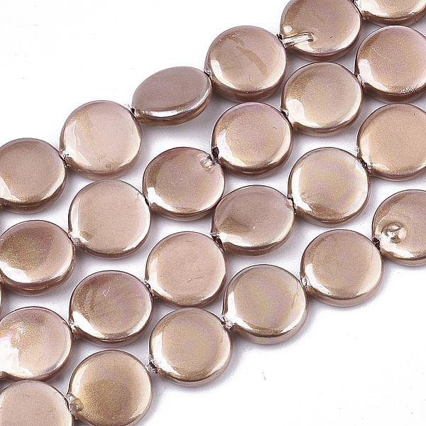 PandaHall Spray Painted Shell Pearl Beads Strands, Flat Round, Dark Salmon, 8x3mm, Hole: 0.8mm, about 44pcs/strand, 14.37 inch(36.5cm) Shell..., Red
PandaHall Spray Painted Shell Pearl Beads Strands, Flat Round, Dark Salmon, 8x3mm, Hole: 0.8mm, about 44pcs/strand, 14.37 inch(36.5cm) Shell..., Red
