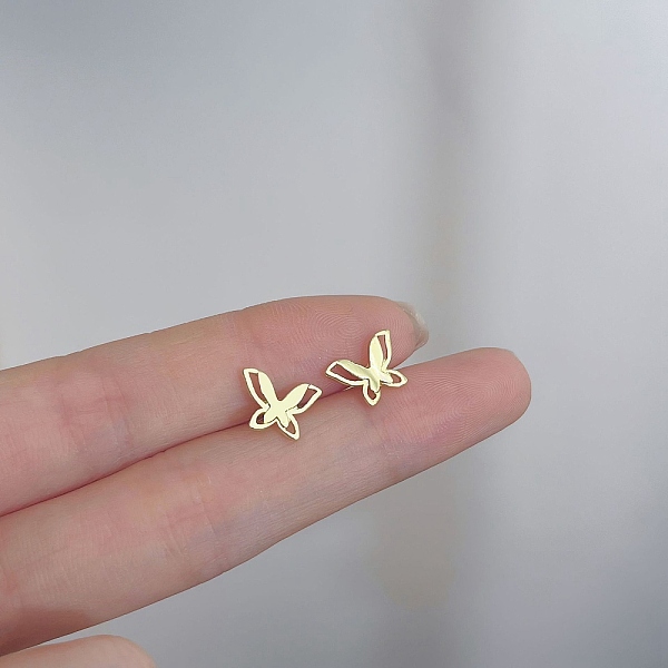 PandaHall Alloy Earrings for Women, with 925 Sterling Silver Pin, Butterfly, 10mm Alloy Butterfly
PandaHall Alloy Earrings for Women, with 925 Sterling Silver Pin, Butterfly, 10mm Alloy Butterfly