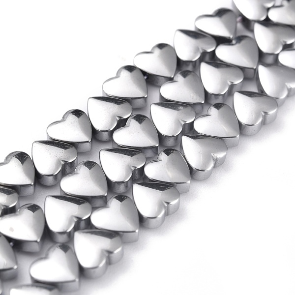 PandaHall Non-magnetic Synthetic Hematite Beads Strands, Galvanic Plating(Color Retention for 1 Year), Heart, Platinum Plated, 6x6x3mm, Hole...
PandaHall Non-magnetic Synthetic Hematite Beads Strands, Galvanic Plating(Color Retention for 1 Year), Heart, Platinum Plated, 6x6x3mm, Hole...