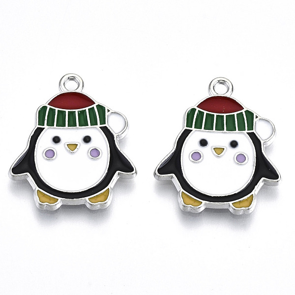 PandaHall Alloy Enamel Pendants, Cadmium Free & Lead Free, Penguin, Platinum, Black, 22x18x2mm, Hole: 1.6mm Alloy+Enamel Penguin Black
PandaHall Alloy Enamel Pendants, Cadmium Free & Lead Free, Penguin, Platinum, Black, 22x18x2mm, Hole: 1.6mm Alloy+Enamel Penguin Black