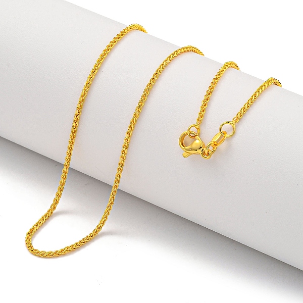 PandaHall Brass Wheat Chain Necklaces for Women, Real 24K Gold Plated, 18 inch(45.8cm) Brass
PandaHall Brass Wheat Chain Necklaces for Women, Real 24K Gold Plated, 18 inch(45.8cm) Brass