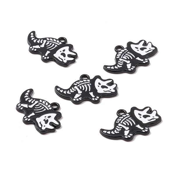 PandaHall Halloween Alloy Enamel Pendants, Electrophoresis Black, Ghost Dinosaur, WhiteSmoke, 17x26x1.5mm, Hole: 1.8mm Alloy+Enamel Dinosaur..., White
PandaHall Halloween Alloy Enamel Pendants, Electrophoresis Black, Ghost Dinosaur, WhiteSmoke, 17x26x1.5mm, Hole: 1.8mm Alloy+Enamel Dinosaur..., White