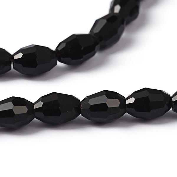 PandaHall Glass Beads Strands, Faceted, Oval, Black, 6x4mm, Hole: 1mm, about 65~70pcs/strand, 14.96 inch~15.16 inch(38~38.5cm) Glass Oval...
PandaHall Glass Beads Strands, Faceted, Oval, Black, 6x4mm, Hole: 1mm, about 65~70pcs/strand, 14.96 inch~15.16 inch(38~38.5cm) Glass Oval...