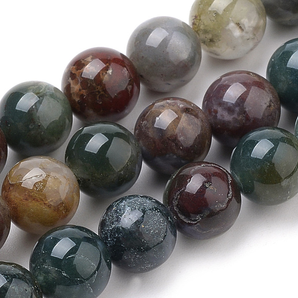 PandaHall Natural Indian Agate Beads Strands, Round, 10mm, Hole: 1mm, about 37~40pcs/strand, 14.9~15.1 inch(38~38.5cm) Indian Agate Round
PandaHall Natural Indian Agate Beads Strands, Round, 10mm, Hole: 1mm, about 37~40pcs/strand, 14.9~15.1 inch(38~38.5cm) Indian Agate Round