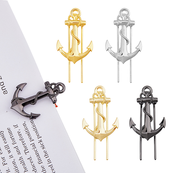 PandaHall SUPERFINDINGS 4Pcs 4 Colors Alloy Anchor Bookmarks Vintage Style Metal Bookmark Anchor Page Holder Reading Accessories for School...
PandaHall SUPERFINDINGS 4Pcs 4 Colors Alloy Anchor Bookmarks Vintage Style Metal Bookmark Anchor Page Holder Reading Accessories for School...