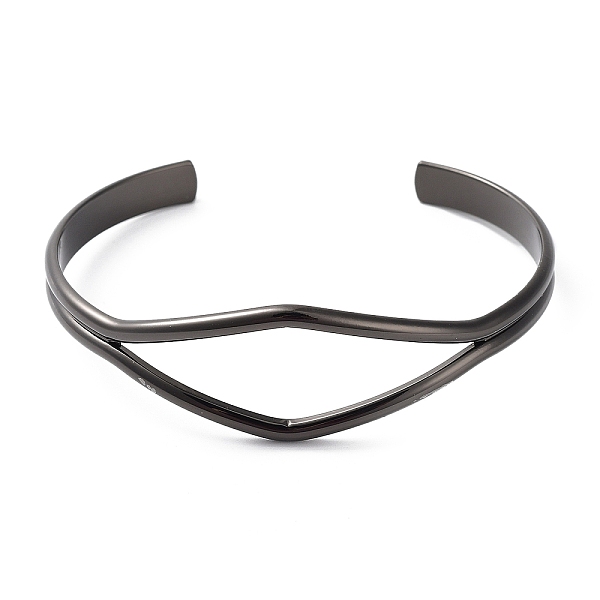 PandaHall Rack Plating Brass Hollow Rhombus Open Cuff Bangle, Cadmium Free & Lead Free, Gunmetal, Inner Diameter: 2-1/2 inch(6.4cm) Brass
PandaHall Rack Plating Brass Hollow Rhombus Open Cuff Bangle, Cadmium Free & Lead Free, Gunmetal, Inner Diameter: 2-1/2 inch(6.4cm) Brass