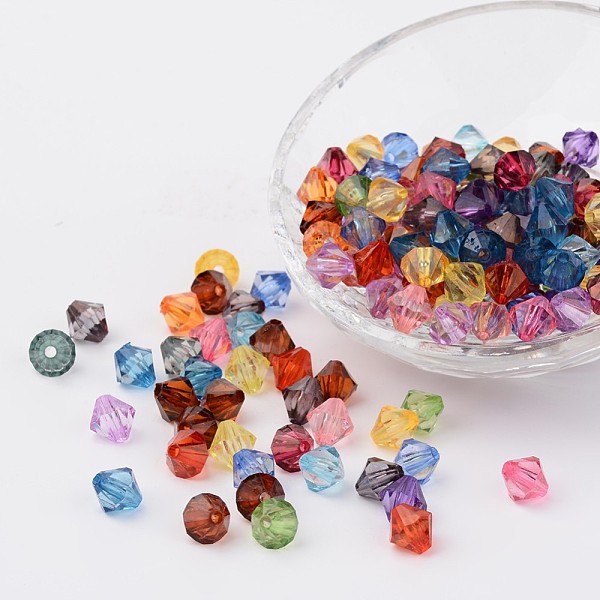 PandaHall Faceted Bicone Transparent Acrylic Beads, Dyed, Mixed Color, 16mm, Hole: 2mm, about 220pcs/500g Acrylic Bicone Multicolor
PandaHall Faceted Bicone Transparent Acrylic Beads, Dyed, Mixed Color, 16mm, Hole: 2mm, about 220pcs/500g Acrylic Bicone Multicolor