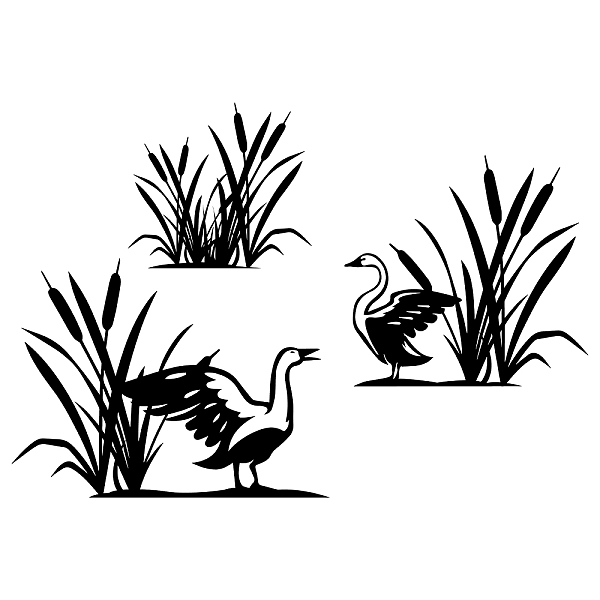 PandaHall SUPERDANT Bush Plant Duck Wall Decals Bulrush Marsh Reed Grass Wall Decals Animals Black Vinyl Wall Decals for Living Room Office...
PandaHall SUPERDANT Bush Plant Duck Wall Decals Bulrush Marsh Reed Grass Wall Decals Animals Black Vinyl Wall Decals for Living Room Office...