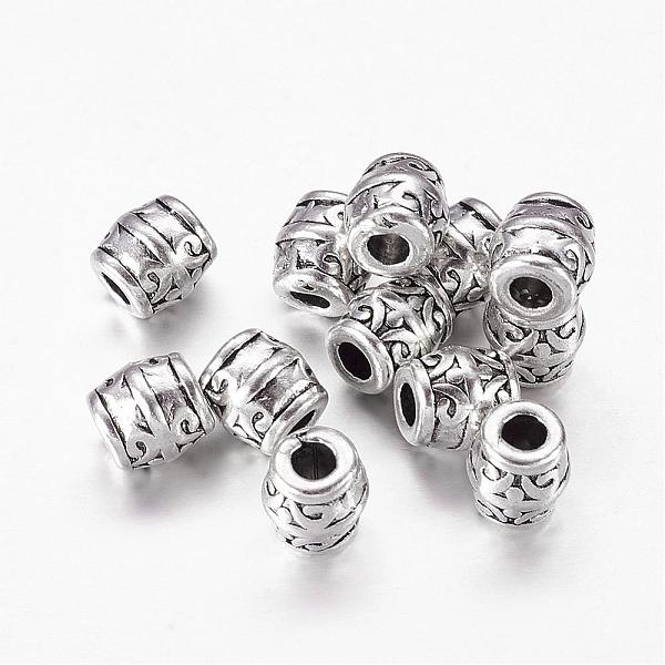 PandaHall Tibetan Style Alloy Beads, Lead Free & Nickel Free & Cadmium Free, Barrel, Antique Silver, about 8mm wide, 8mm thick, hole: 3mm...
PandaHall Tibetan Style Alloy Beads, Lead Free & Nickel Free & Cadmium Free, Barrel, Antique Silver, about 8mm wide, 8mm thick, hole: 3mm...