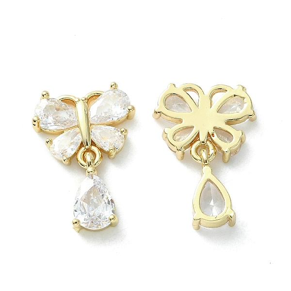 PandaHall Brass Pave Cubic Zirconia Pendants, Butterfly & Teardrop Charm, Light Gold, 18x13x3mm, Hole: 0.7x1.4mm Brass+Cubic Zirconia..., Clear
PandaHall Brass Pave Cubic Zirconia Pendants, Butterfly & Teardrop Charm, Light Gold, 18x13x3mm, Hole: 0.7x1.4mm Brass+Cubic Zirconia..., Clear