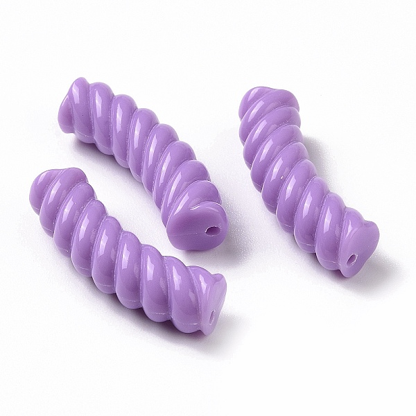 PandaHall Opaque Acrylic Beads, Twist, Curved Tube, Medium Purple, 33x12x8.5mm, Hole: 1.6mm, about 308pcs/500g Acrylic Tube
PandaHall Opaque Acrylic Beads, Twist, Curved Tube, Medium Purple, 33x12x8.5mm, Hole: 1.6mm, about 308pcs/500g Acrylic Tube
