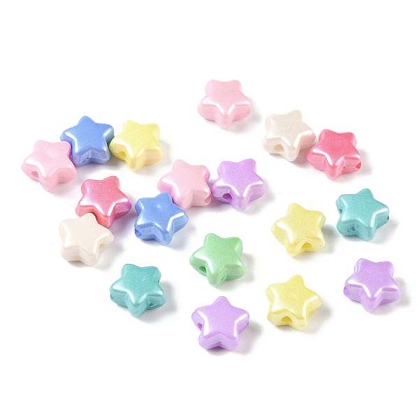 PandaHall Plating Opaque Acrylic Beads, Star, Mixed Color, 10x10.5x5.7mm, Hole: 2mm, about 1500pcs/500g Acrylic Star Multicolor
PandaHall Plating Opaque Acrylic Beads, Star, Mixed Color, 10x10.5x5.7mm, Hole: 2mm, about 1500pcs/500g Acrylic Star Multicolor