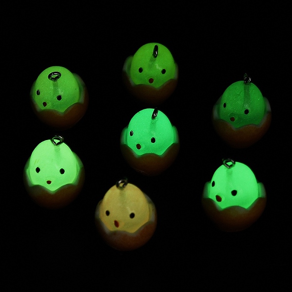 PandaHall Luminous Resin Pendants, Egg with Chick Charms with Platinum Plated Iron Loops, Glow in the Dark, Mixed Color, 23.5x18mm, Hole..., Multicolor
PandaHall Luminous Resin Pendants, Egg with Chick Charms with Platinum Plated Iron Loops, Glow in the Dark, Mixed Color, 23.5x18mm, Hole..., Multicolor
