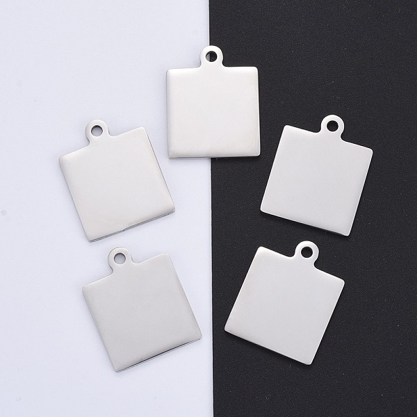 PandaHall 304 Stainless Steel Pendants, Manual Polishing, Blank Stamping Tags, Double Side Polished, Square, Stainless Steel Color...
PandaHall 304 Stainless Steel Pendants, Manual Polishing, Blank Stamping Tags, Double Side Polished, Square, Stainless Steel Color...