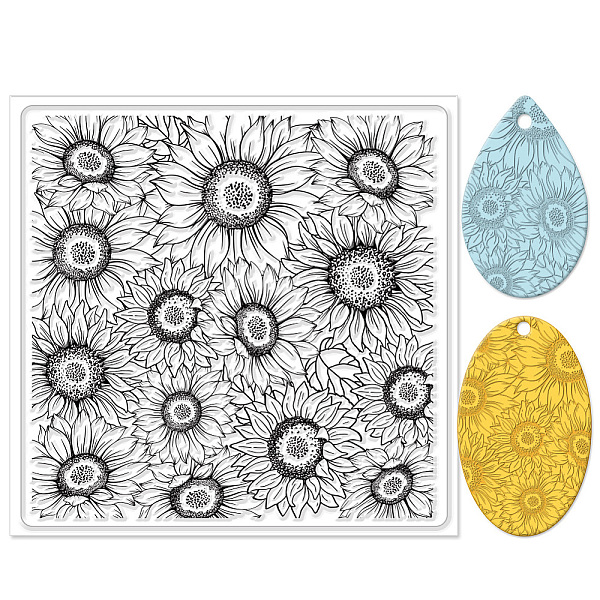 PandaHall Silicone Clay Texture Mat, Clay Modeling Pattern Pad, Sunflower, 140x140x3mm Silicone Flower
PandaHall Silicone Clay Texture Mat, Clay Modeling Pattern Pad, Sunflower, 140x140x3mm Silicone Flower