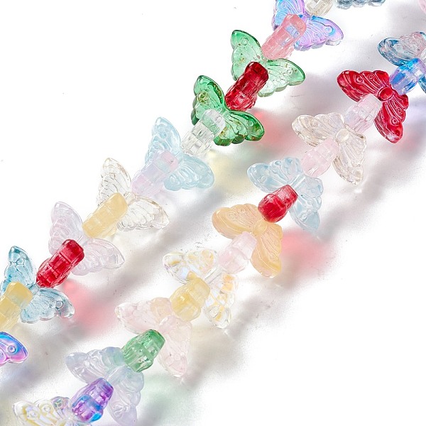 PandaHall Transparent Glass Beads Strand, Butterfly, Mixed Color, 8x15x4.5mm, Hole: 1mm, about 60pcs/strand, 13.78~14.17 inch(35cm~36cm)..., Multicolor
PandaHall Transparent Glass Beads Strand, Butterfly, Mixed Color, 8x15x4.5mm, Hole: 1mm, about 60pcs/strand, 13.78~14.17 inch(35cm~36cm)..., Multicolor