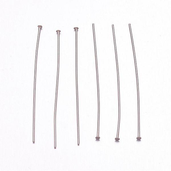 PandaHall 304 Stainless Steel Flat Head Pins, Stainless Steel Color, 20x0.6mm, 22 Gauge, Head: 1.2~1.5mm 304 Stainless Steel
PandaHall 304 Stainless Steel Flat Head Pins, Stainless Steel Color, 20x0.6mm, 22 Gauge, Head: 1.2~1.5mm 304 Stainless Steel