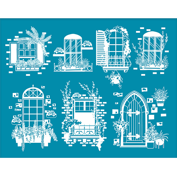 PandaHall Silk Screen Printing Stencil, for Painting on Wood, DIY Decoration T-Shirt Fabric, Others, 100x127mm Nylon Others Cyan
PandaHall Silk Screen Printing Stencil, for Painting on Wood, DIY Decoration T-Shirt Fabric, Others, 100x127mm Nylon Others Cyan