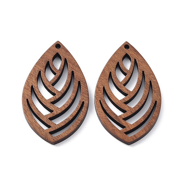 PandaHall Walnut Wood Laser Cut Pendants, Hollow Charms, Undyed, Leaf, 40x23x2.5mm, Hole: 1.6mm Wood Leaf Brown
PandaHall Walnut Wood Laser Cut Pendants, Hollow Charms, Undyed, Leaf, 40x23x2.5mm, Hole: 1.6mm Wood Leaf Brown