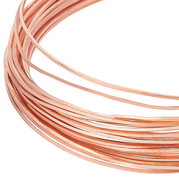 PandaHall BENECREAT 2 Rolls 39 Feet Square Copper Wire, 22 Gague Bare Copper Wire Tarnish Resistant Craft Jewelry Wire for Jewelry...
PandaHall BENECREAT 2 Rolls 39 Feet Square Copper Wire, 22 Gague Bare Copper Wire Tarnish Resistant Craft Jewelry Wire for Jewelry...
