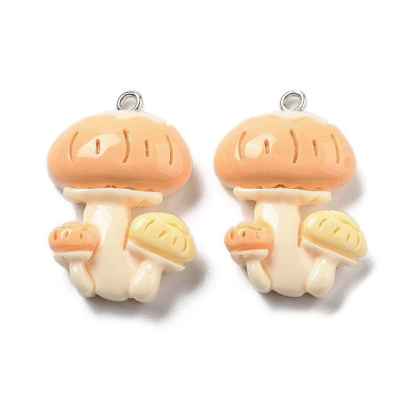 PandaHall Spring Theme Opaque Resin Pendants, Plant Charms, Mushroom, 30.5x19.5x8.5mm, Hole: 2mm Resin Mushroom
PandaHall Spring Theme Opaque Resin Pendants, Plant Charms, Mushroom, 30.5x19.5x8.5mm, Hole: 2mm Resin Mushroom