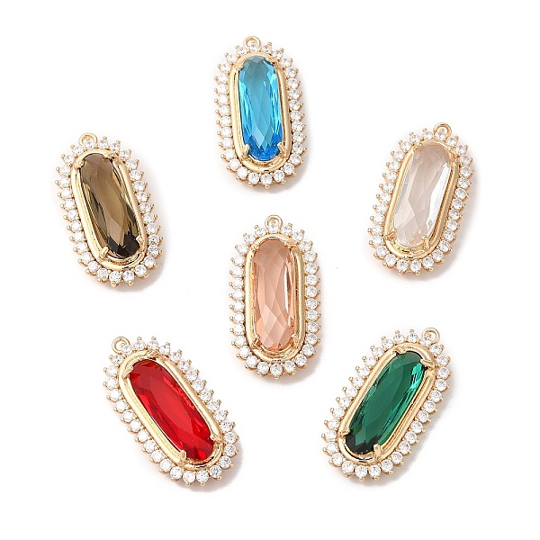 PandaHall Brass with K9 Glass & Rhinestone Pendants, Light Gold, Oval Charms, Mixed Color, 31.5x15.5x8mm, Hole: 1.5mm K9 Glass Oval..., Multicolor
PandaHall Brass with K9 Glass & Rhinestone Pendants, Light Gold, Oval Charms, Mixed Color, 31.5x15.5x8mm, Hole: 1.5mm K9 Glass Oval..., Multicolor