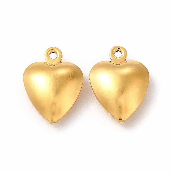 PandaHall 304 Stainless Steel Charms, Heart Charm, Golden, 12.5x9x4mm, Hole: 1mm 304 Stainless Steel Heart
PandaHall 304 Stainless Steel Charms, Heart Charm, Golden, 12.5x9x4mm, Hole: 1mm 304 Stainless Steel Heart