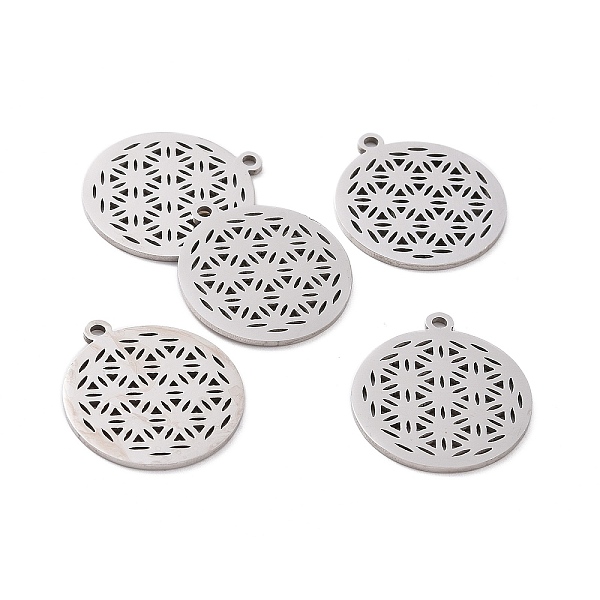 PandaHall 201 Stainless Steel Sacred Geometry Pendants, Spiritual Charms, Filigree Joiners Findings, Laser Cut, Flower of Life, Stainless...
PandaHall 201 Stainless Steel Sacred Geometry Pendants, Spiritual Charms, Filigree Joiners Findings, Laser Cut, Flower of Life, Stainless...