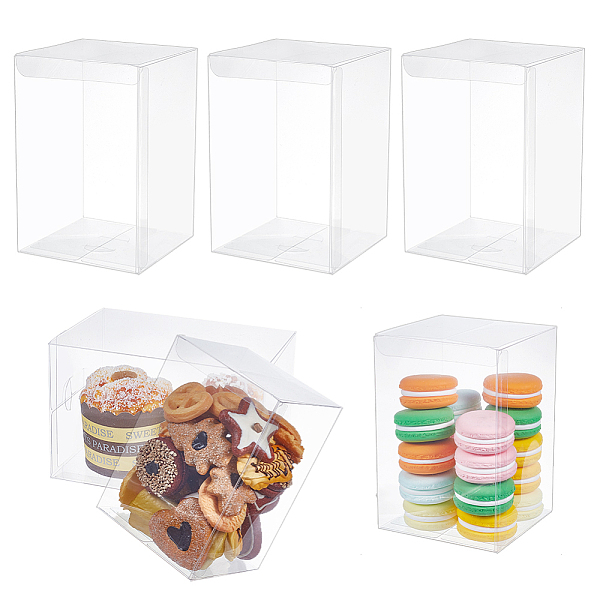 PandaHall Transparent Plastic PVC Box Gift Packaging, Waterproof Folding Box, Rectangle, Clear, 10.2x10.2x15.5cm, Unfold: 35.1x20.1x0.1cm...
PandaHall Transparent Plastic PVC Box Gift Packaging, Waterproof Folding Box, Rectangle, Clear, 10.2x10.2x15.5cm, Unfold: 35.1x20.1x0.1cm...