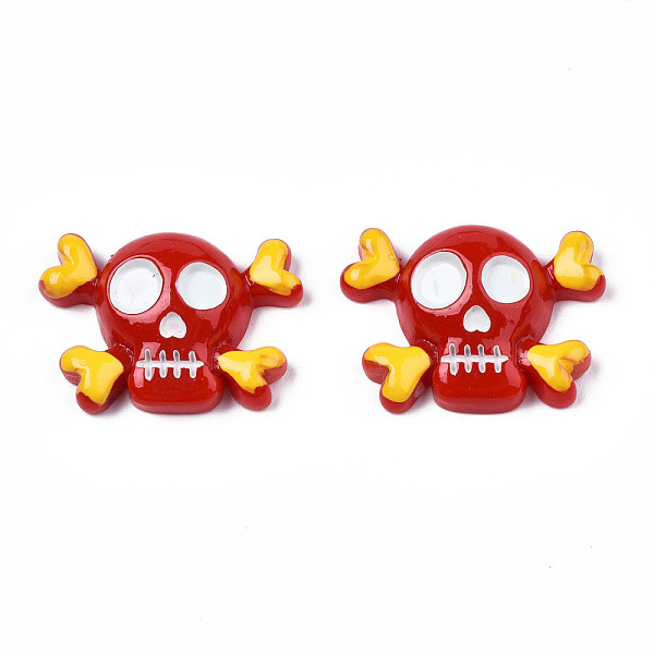 PandaHall Opaque Resin Cabochons, Halloween Style, Skull, Red, 21x28x7.5mm Resin Skull Red
PandaHall Opaque Resin Cabochons, Halloween Style, Skull, Red, 21x28x7.5mm Resin Skull Red