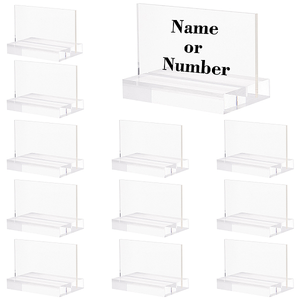 PandaHall FINGERINSPIRE 12 Set Clear Acrylic Place Card Holders 2.9x2x0.43inch Acrylic Base with Blank Writable Card Name Card Holders Table...
PandaHall FINGERINSPIRE 12 Set Clear Acrylic Place Card Holders 2.9x2x0.43inch Acrylic Base with Blank Writable Card Name Card Holders Table...