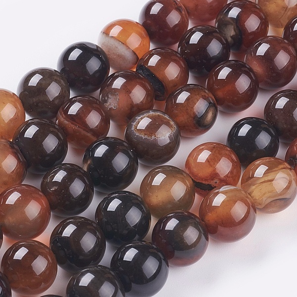 PandaHall Natural Agate Beads Strands, Dyed & Heated, Round, 10mm, Hole: 1.5mm, about 38pcs/strand, 15.1 inch Natural Agate Round Brown
PandaHall Natural Agate Beads Strands, Dyed & Heated, Round, 10mm, Hole: 1.5mm, about 38pcs/strand, 15.1 inch Natural Agate Round Brown