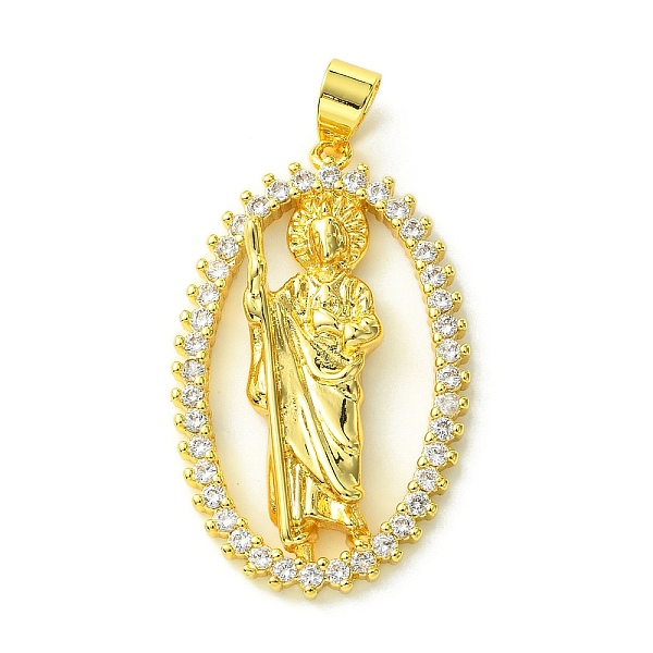 PandaHall Brass Micro Pave Clear Cubic Zirconia Pendants, Real 18K Gold Plated, Oval, 40.5x24x7mm, Hole: 4x3mm Brass+Cubic Zirconia Oval...
PandaHall Brass Micro Pave Clear Cubic Zirconia Pendants, Real 18K Gold Plated, Oval, 40.5x24x7mm, Hole: 4x3mm Brass+Cubic Zirconia Oval...