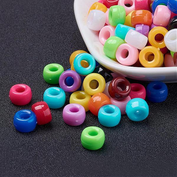PandaHall Opaque Acrylic European Beads, Barrel, Mixed Color, 9x6mm, Hole: 4mm, about 1900pcs/500g Acrylic Barrel Multicolor
PandaHall Opaque Acrylic European Beads, Barrel, Mixed Color, 9x6mm, Hole: 4mm, about 1900pcs/500g Acrylic Barrel Multicolor