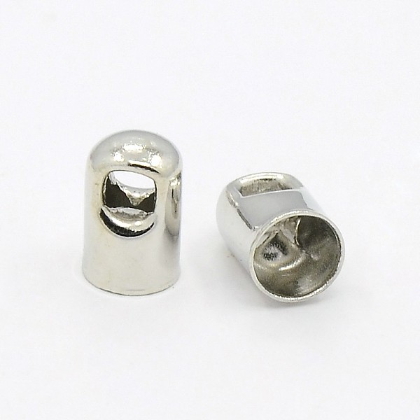 PandaHall Brass Cord Ends, Nickel Free, Platinum, 8x5mm, Hole: 3mm, Inner Diameter: 4mm Brass
PandaHall Brass Cord Ends, Nickel Free, Platinum, 8x5mm, Hole: 3mm, Inner Diameter: 4mm Brass