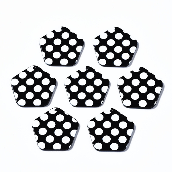 PandaHall 3D Printed Acrylic Pendants, Black and White, Pentagon with Wave Point Pattern, Black, 30.5x31x2.5mm, Hole: 1.6mm Acrylic Others...
PandaHall 3D Printed Acrylic Pendants, Black and White, Pentagon with Wave Point Pattern, Black, 30.5x31x2.5mm, Hole: 1.6mm Acrylic Others...
