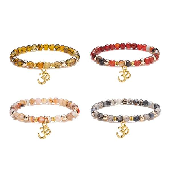 PandaHall Natural Agate & Synthetic Hematite Stretch Bracelet with Alloy Yoga Charm, Gemstone Jewelry for Women, Mixed Color, Inner Diameter..., Multicolor
PandaHall Natural Agate & Synthetic Hematite Stretch Bracelet with Alloy Yoga Charm, Gemstone Jewelry for Women, Mixed Color, Inner Diameter..., Multicolor