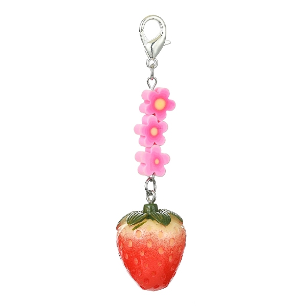 PandaHall Fruit Resin Pendant Decoration, Zinc Alloy Lobster Claw Clasps and Flower Polymer Clay Beads Charm, Strawberry, 80mm Resin...
PandaHall Fruit Resin Pendant Decoration, Zinc Alloy Lobster Claw Clasps and Flower Polymer Clay Beads Charm, Strawberry, 80mm Resin...