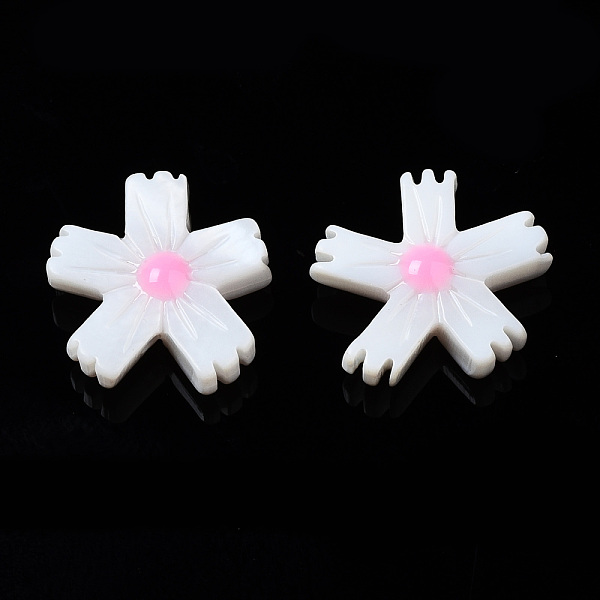 PandaHall Natural Freshwater Shell Beads, with Enamel, Flower, Pearl Pink, 15x14x4.5mm, Hole: 0.9mm Freshwater Shell Flower
PandaHall Natural Freshwater Shell Beads, with Enamel, Flower, Pearl Pink, 15x14x4.5mm, Hole: 0.9mm Freshwater Shell Flower