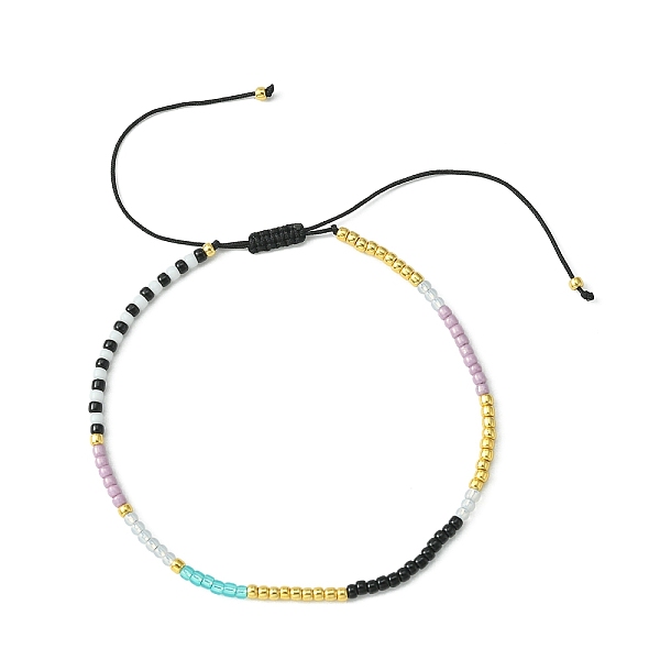 PandaHall Glass Seed Braided Bead Bracelet for Women, Colorful, Inner Diameter: 2-1/4~3-3/8 inch(5.6~8.7cm) Glass
PandaHall Glass Seed Braided Bead Bracelet for Women, Colorful, Inner Diameter: 2-1/4~3-3/8 inch(5.6~8.7cm) Glass