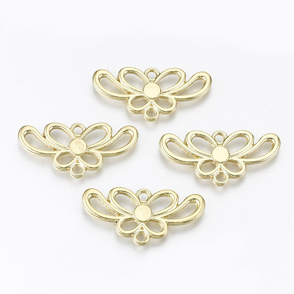 PandaHall Rack Plating Alloy Links Connectors, Cadmium Free & Nickel Free & Lead Free, Flower, Light Gold, 15x30x1.5mm, Hole: 2mm Alloy...
PandaHall Rack Plating Alloy Links Connectors, Cadmium Free & Nickel Free & Lead Free, Flower, Light Gold, 15x30x1.5mm, Hole: 2mm Alloy...