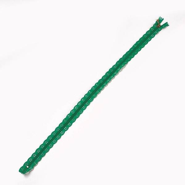 PandaHall Garment Accessories, Nylon Lace Zipper, Zip-fastener Components, Dark Green, 34x2.4cm Nylon Green
PandaHall Garment Accessories, Nylon Lace Zipper, Zip-fastener Components, Dark Green, 34x2.4cm Nylon Green