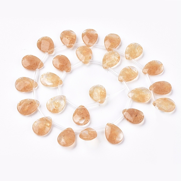 PandaHall Watermelon Stone Glass Beads Strands, Top Drilled Beads, Faceted, Teardrop, 15~16x12~12.5x5mm, Hole: 0.6mm, about 25pcs/strand...
PandaHall Watermelon Stone Glass Beads Strands, Top Drilled Beads, Faceted, Teardrop, 15~16x12~12.5x5mm, Hole: 0.6mm, about 25pcs/strand...