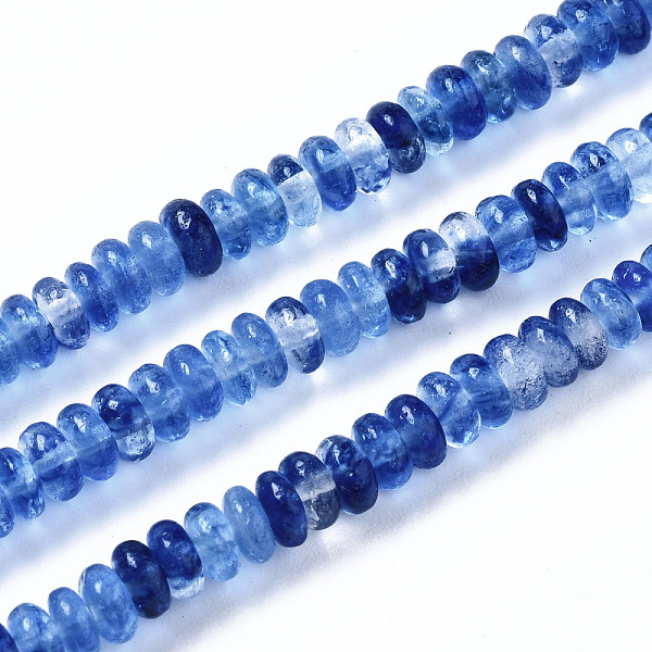 PandaHall Blue Cherry Quartz Glass Beads Strands, Rondelle, 4~5x2mm, Hole: 0.8mm, about 175~177pcs/strand, 14.96~15.35 inch(38~39cm) Cherry...
PandaHall Blue Cherry Quartz Glass Beads Strands, Rondelle, 4~5x2mm, Hole: 0.8mm, about 175~177pcs/strand, 14.96~15.35 inch(38~39cm) Cherry...