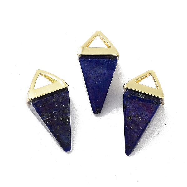 PandaHall Natural Lapis Lazuli Pendants, Triangle Charms with Golden Plated Brass Findings, 18.5mm, Hole: 2x3mm Lapis Lazuli Triangle
PandaHall Natural Lapis Lazuli Pendants, Triangle Charms with Golden Plated Brass Findings, 18.5mm, Hole: 2x3mm Lapis Lazuli Triangle
