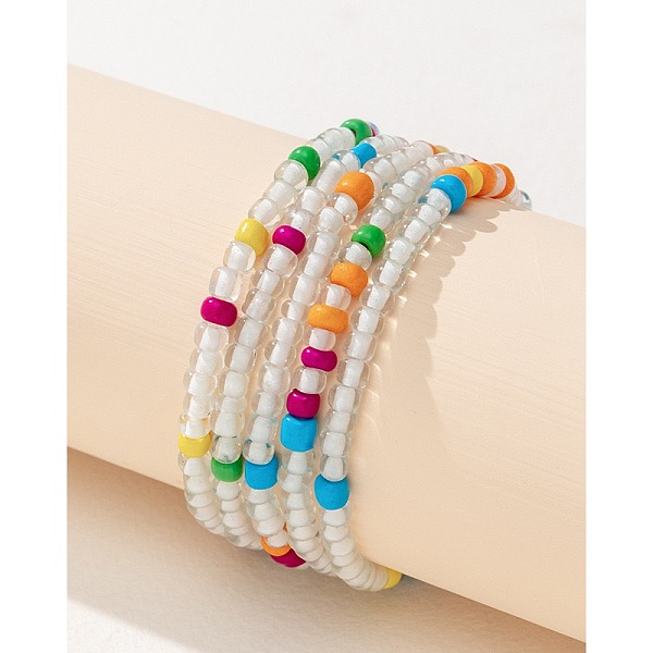 PandaHall Bohemian Glass Beaded Stretch Bracelet Sets, Stackable Bracelets for Women Glass
PandaHall Bohemian Glass Beaded Stretch Bracelet Sets, Stackable Bracelets for Women Glass
