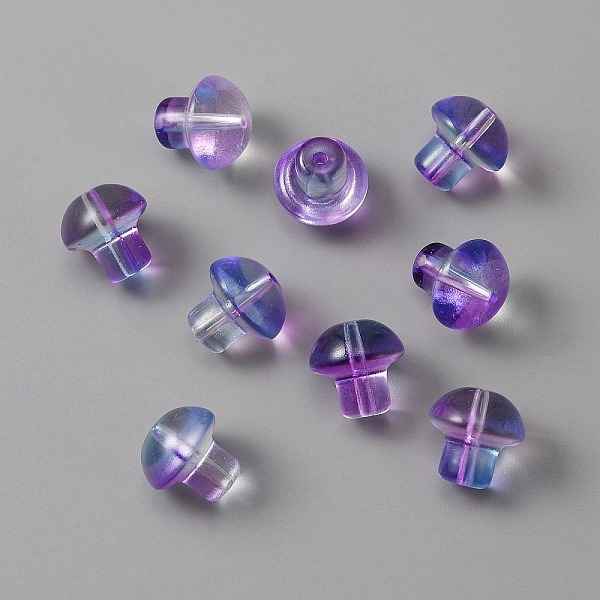 PandaHall Transparent Glass Beads, Mushroom, Medium Purple, 13.5x13.5mm, Hole: 1.6mm Glass Mushroom
PandaHall Transparent Glass Beads, Mushroom, Medium Purple, 13.5x13.5mm, Hole: 1.6mm Glass Mushroom